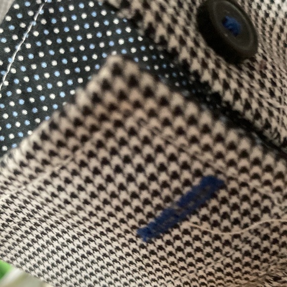 Button down shirt black and white - Picture 8 of 9